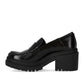 Rocco Black Heeled Loafer