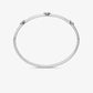 Precious Metal-Plated Brass Logo Bangle
