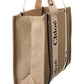 Chloé Woody Medium Canvas & Leather Tote