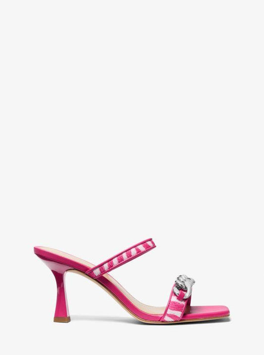 Amali Embellished Printed Calf Hair Sandal