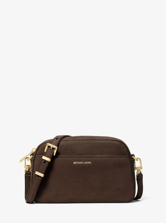 Jet Set Small Nubuck Camera Crossbody Bag