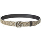 Gucci GG Marmont Reversible GG Supreme Canvas & Leather Belt