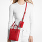 Vincent Extra-Small Saffiano Leather Crossbody Bag With Logo Card Case