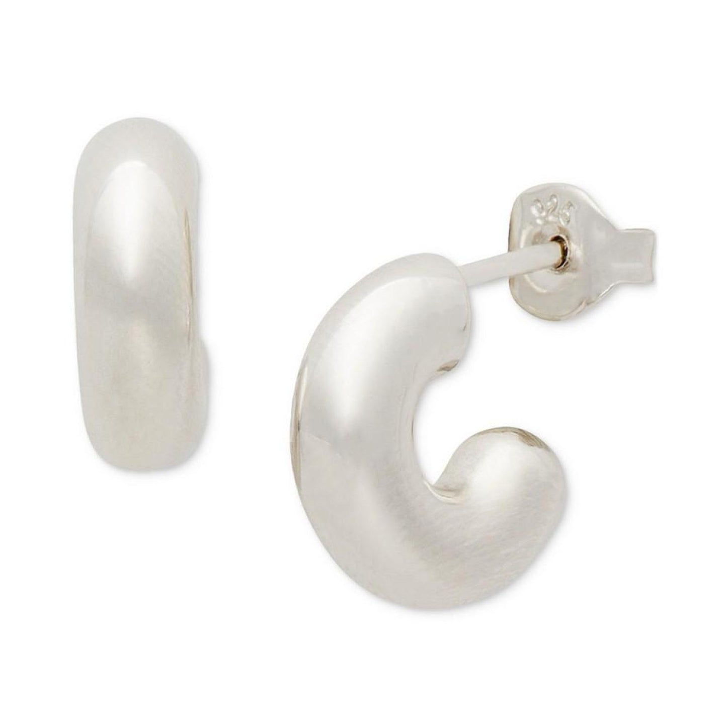 Meant To Be Gold-Plated Huggie Earrings