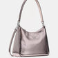 Margot Crinkle Metallic Convertible Shoulder Bag