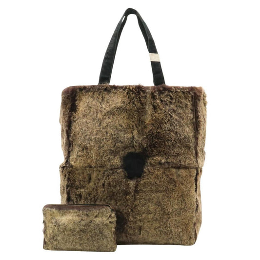 Chanel  Fur Tote Bag (Pre-Owned)