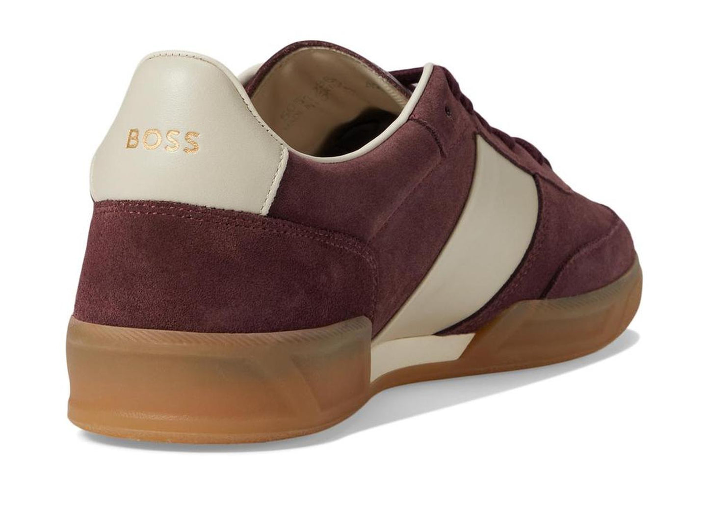 Suede Leather Block Low Profile Sneakers
