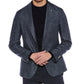 Slim Fit Wool & Linen-Blend Blazer