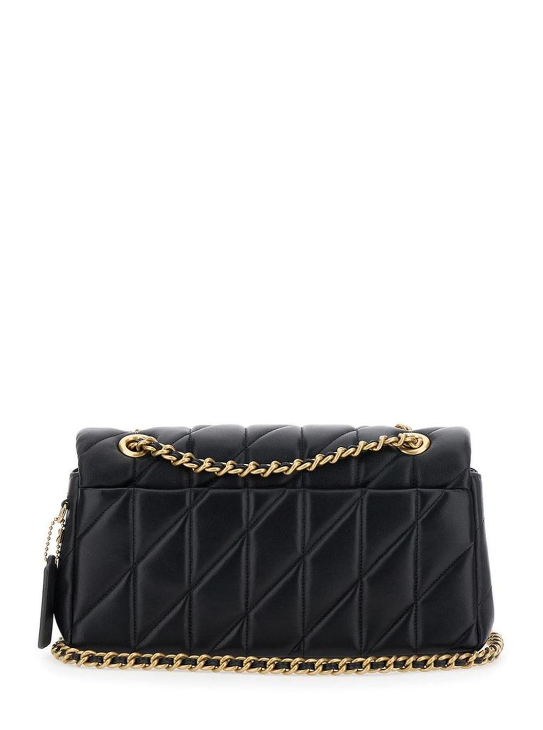 Coach Tabby 26 Logo Plaque Quilted Crossbody Bag