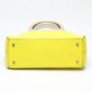 yellow Leather Handbag Shoulder Bag (Pre-Owned)