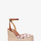 Larissa Logo Jacquard Espadrille Wedge