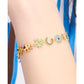 Gold-Tone Multicolor Crystal Rainbow Joy Charm Bracelet