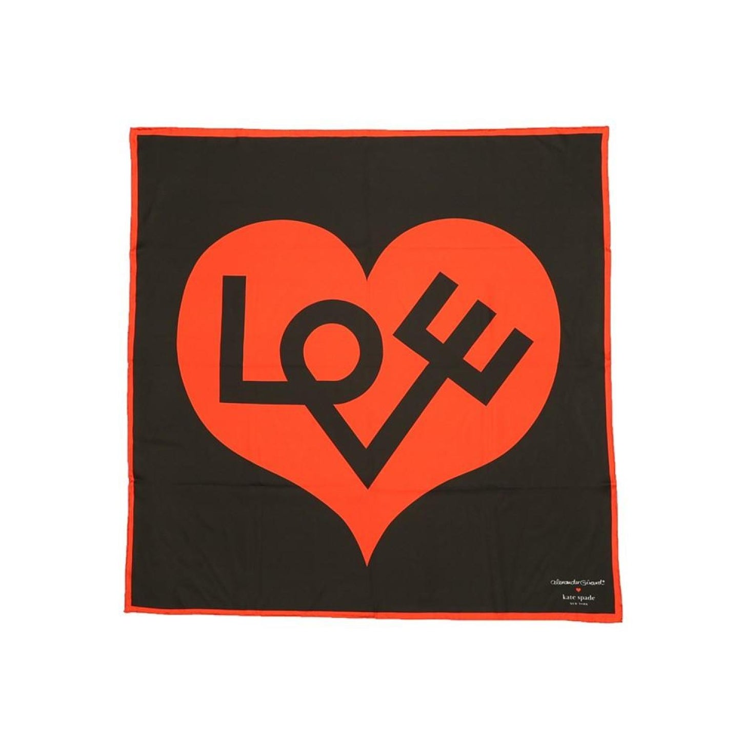 Women's Alexander Girard Love Silk Square Bandana