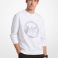 Graphic Logo Cotton Blend Crewneck Sweatshirt