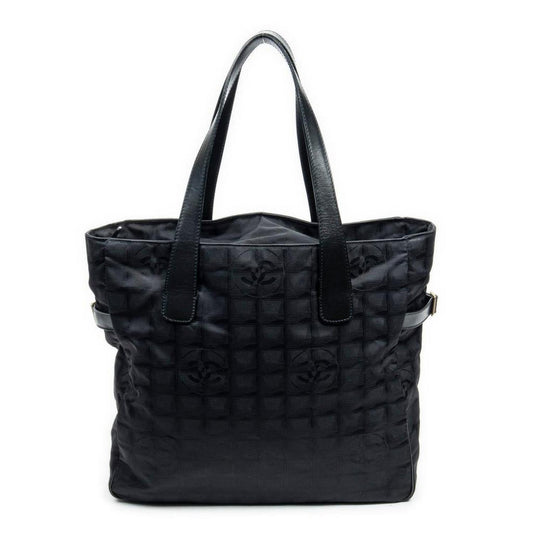 Large Travel Line Square Zip Tote