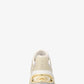 Toni Embellished Linen Blend Trainer