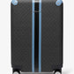 Striped Signature Logo Suitcase