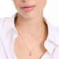 Gold-Tone Bursting Blooms Pendant Necklace, 16" + 3" extender