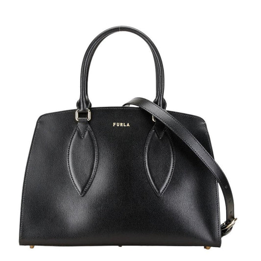 Leather Handbag Shoulder Bag (Pre-Owned)