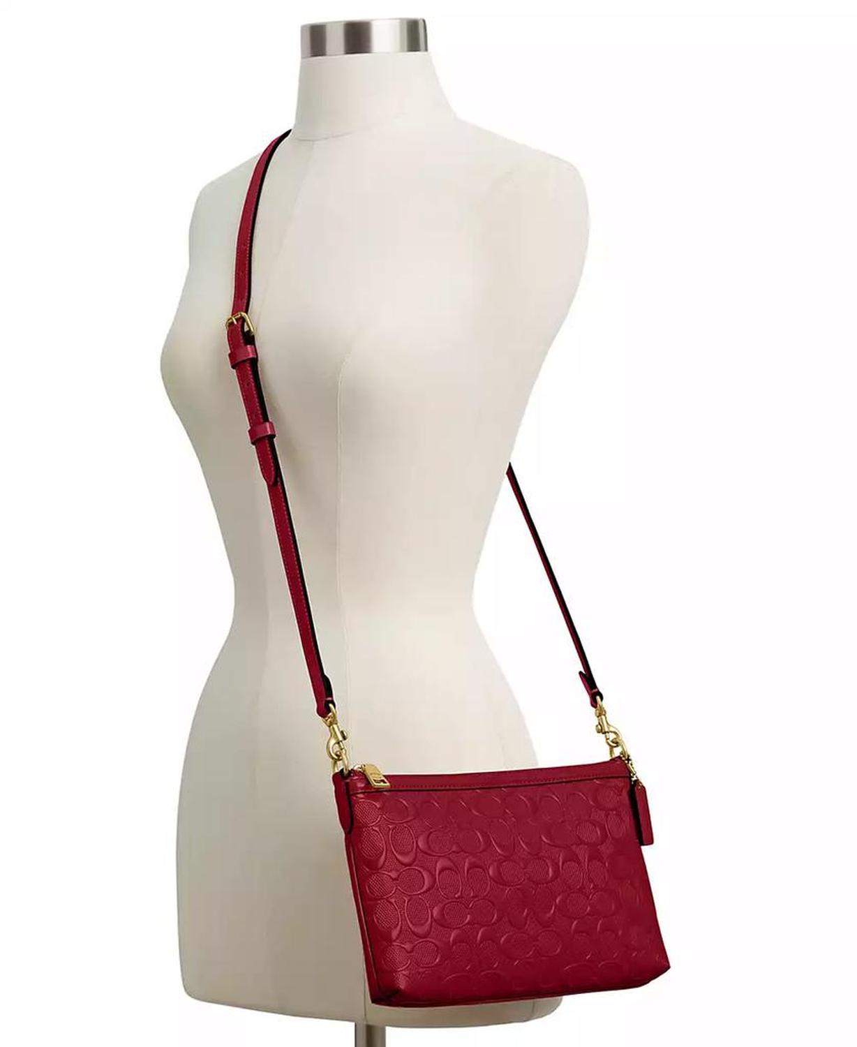 Legacy Small Signature Patent Leather Crossbody Bag