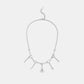 Open Circle Heart Charm Necklace