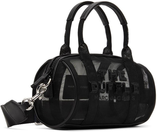 Black 'The Mesh Mini' Duffle Bag