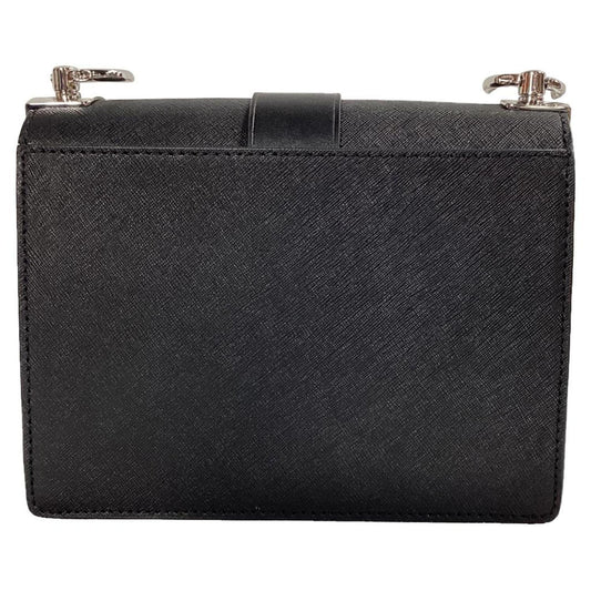 Greenwich Small Crossbody Bag in Black Saffiano Leather
