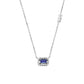 Cubic Zirconia Cut Pendant Necklace