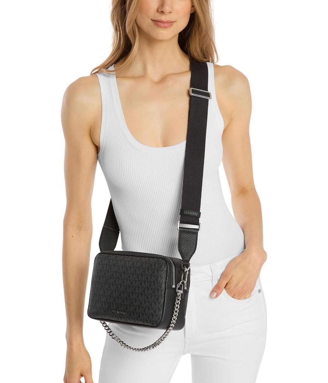 Bryant Medium Double Zip Chain Camera Crossbody