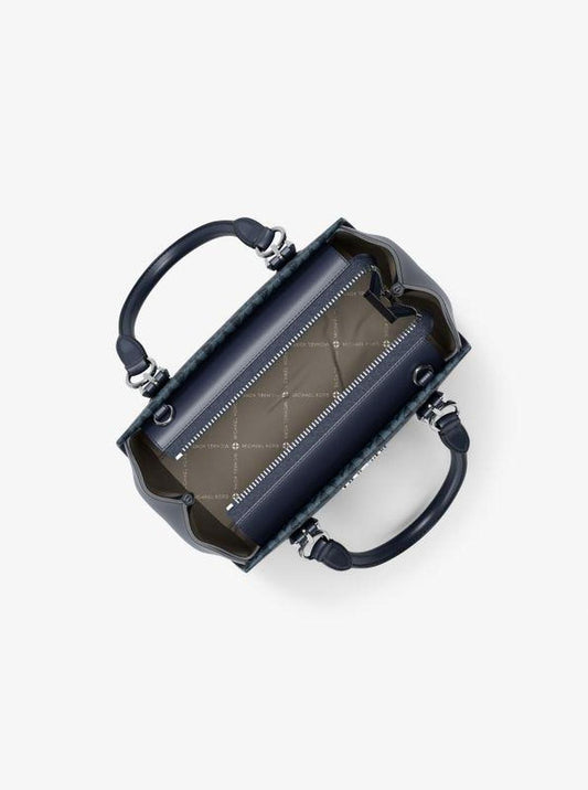 Marilyn Small Signature Logo Messenger Bag