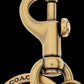 Coach Logo Plaque Keychain