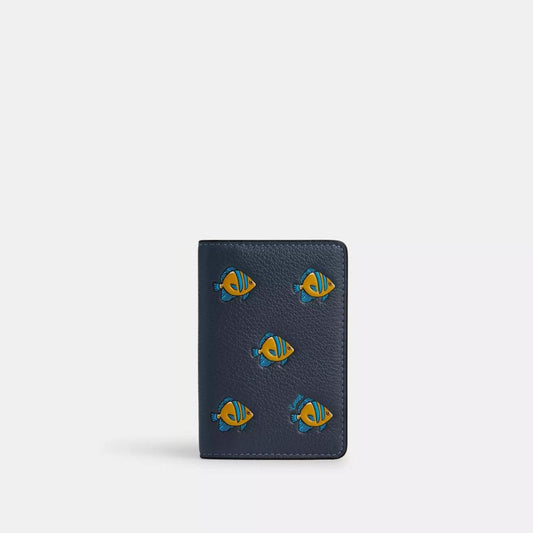 Coach Outlet Id Wallet With Fish Print
