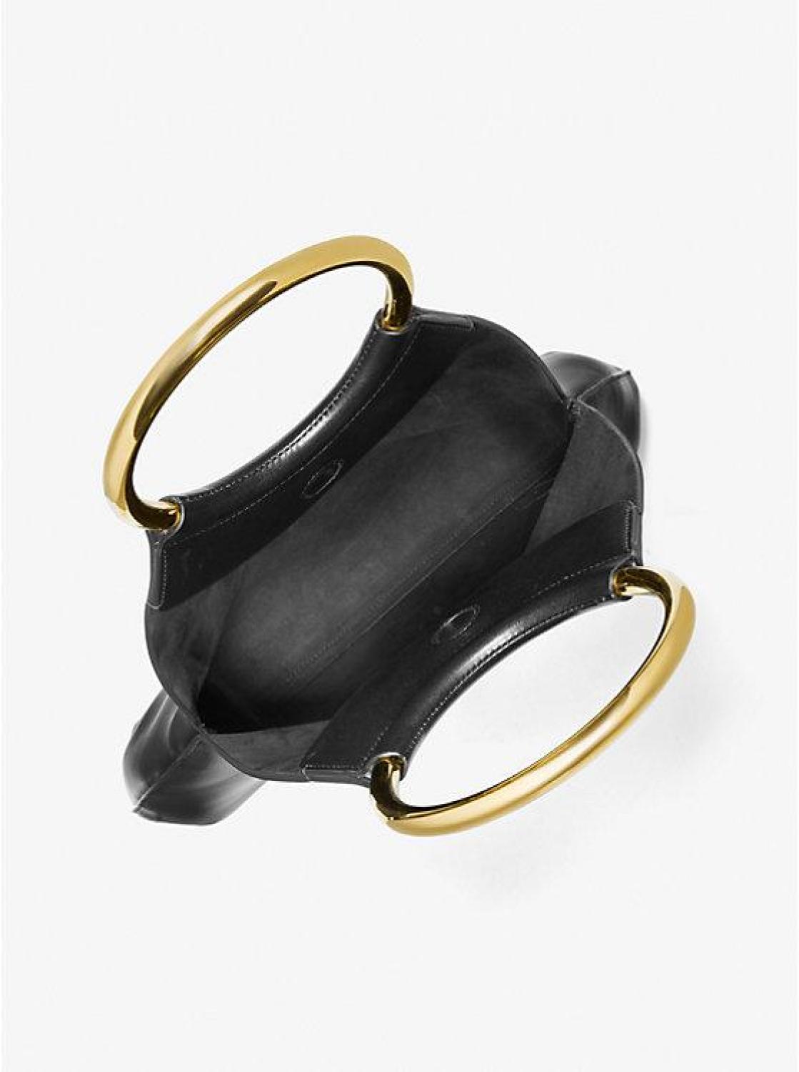 Ursula Large Leather Ring Tote Bag