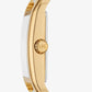 Petite Monroe Gold-Tone and Leather Watch