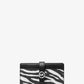 Greenwich Medium Zebra Signature Logo Wallet