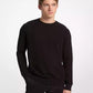 Men's Mouline Textured Crewneck Sweater