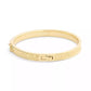 Gold Plated Buckle Bangle Bracelets