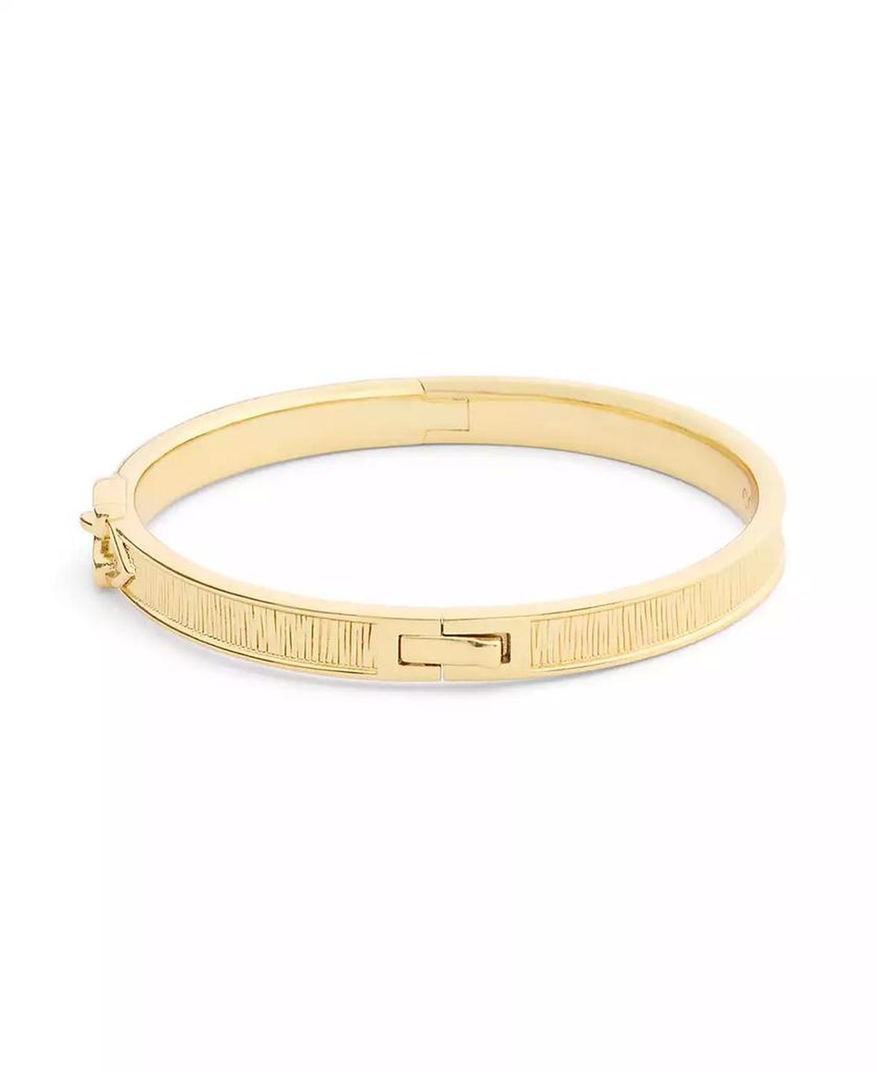 Gold Plated Buckle Bangle Bracelets