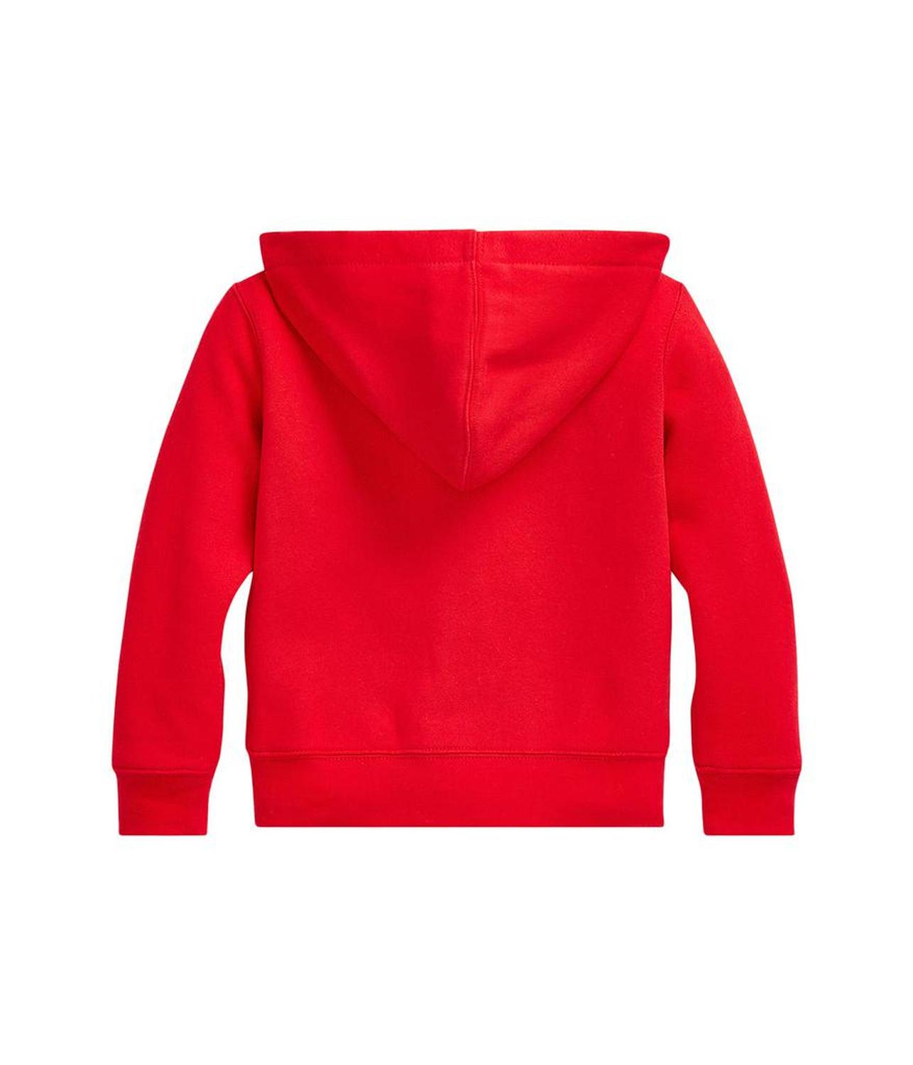 Cotton Blend Fleece Hoodie (Little Kids)