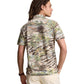 Classic Fit Beach-Print Mesh Polo Shirt