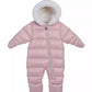 Baby Girls Faux Fur Pram Snowsuit