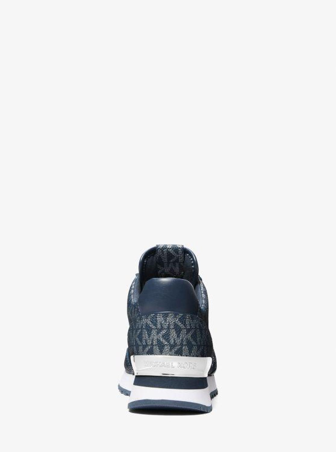 Maddy Metallic Signature Logo Trainer
