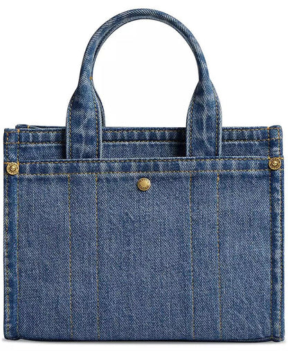 Mini Denim Cargo Tote 20