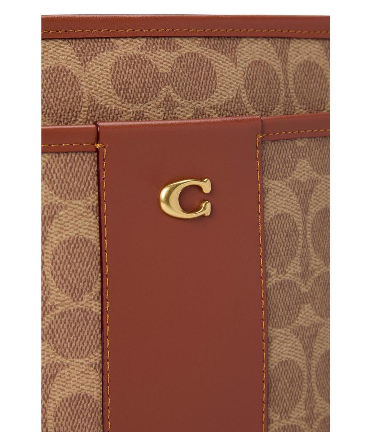 Kitt Messenger Crossbody In Colorblock Signature Canvas