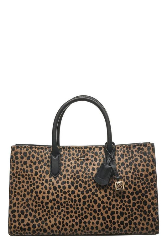 Michael Michael Kors Scarlett Medium Cheetah Print Satchel Bag