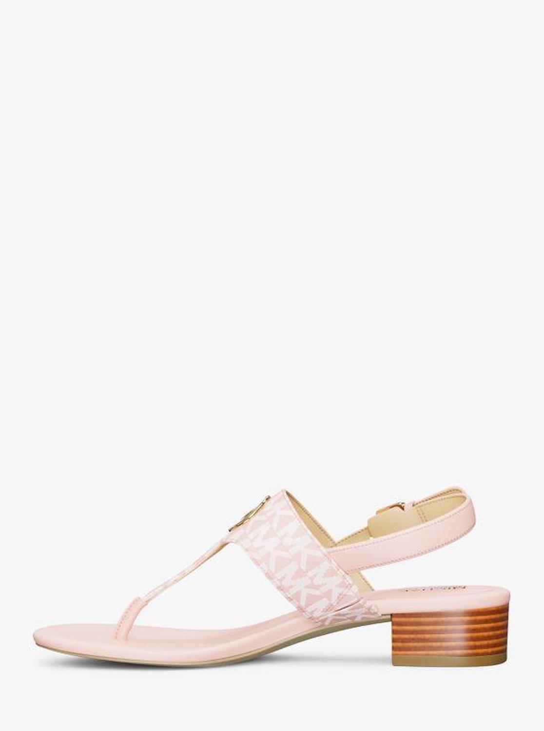 Hannah Signature Logo T-Strap Sandal