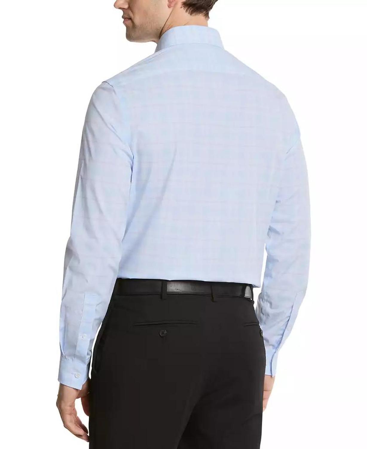 Men's Regular Fit Comfort Stretch Dress Shirt