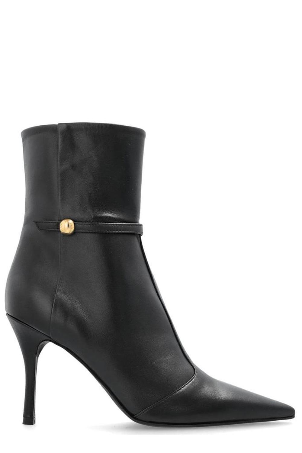 Furla Sfera Pointed-Toe Ankle Boots