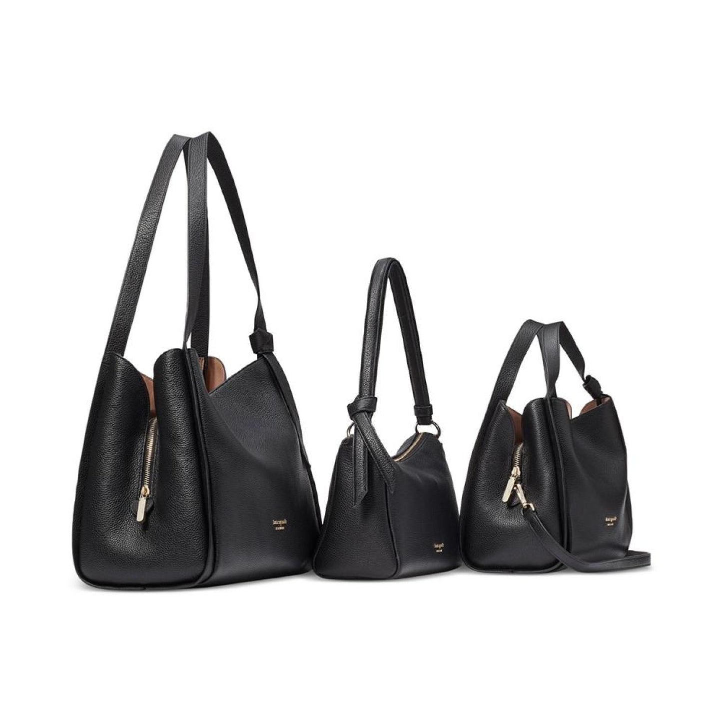 Knott Pebbled Leather Crossbody Tote