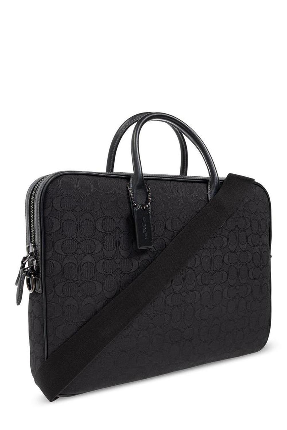 Coach Theo Work Signature Jacquard Bag